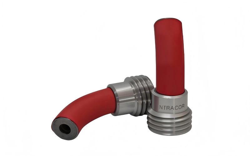 Boron carbide sandblasting nozzle
